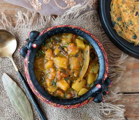 Recette de légumes de pommes de terre – Lu Tomate Key Légume Recette Indienne Traditionnelle