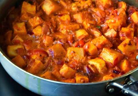 Recette de Masala Tawa Paneer Recette Indienne Traditionnelle