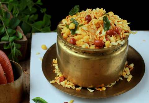 Recette de mélange Aval - Poha Chivda Recette Indienne Traditionnelle