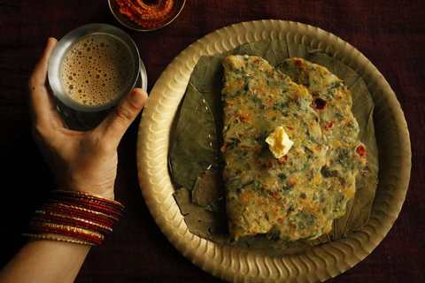 Recette mixte des légumes Akki roti Recette Indienne Traditionnelle