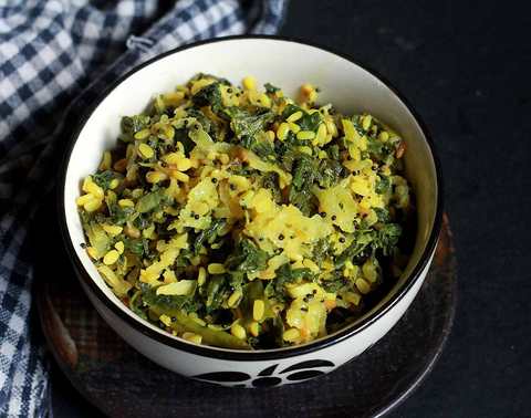 Recette de Mooli et Moong Dal Sabji Recette Indienne Traditionnelle