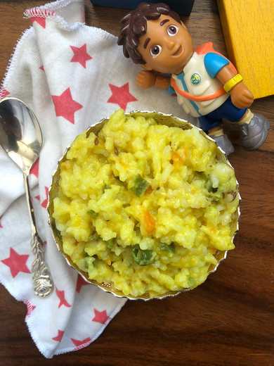 Recette de Moong Dal Khichdi pour les bébés et les tout-petits sur 10 mois Recette Indienne Traditionnelle