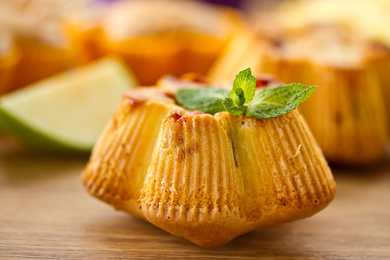 Recette de muffins de mangue oculaires Recette Indienne Traditionnelle