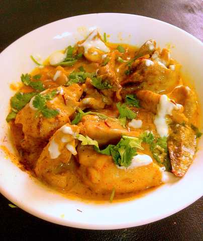 Recette de Mughlai Zafrani Murg Recette Indienne Traditionnelle