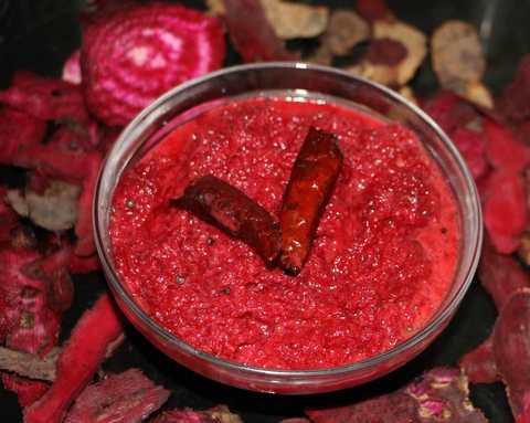 Recette de Pachadi de style Kerala Beetroot Recette Indienne Traditionnelle