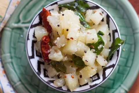 Recette de Papaya Thoran crue Recette Indienne Traditionnelle