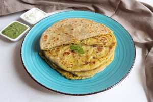 Recette de paratha en peluche de chou et dal Recette Indienne Traditionnelle