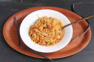 Recette de pâtes de spaghettis de légumes mixtes Recette Indienne Traditionnelle