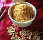 Recette de podi de Chutney Godhi (poudre d’épices indienne germe de blé) Recette Indienne Traditionnelle