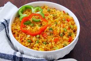 Recette de Poha Schezwan (recette de fusion) Recette Indienne Traditionnelle