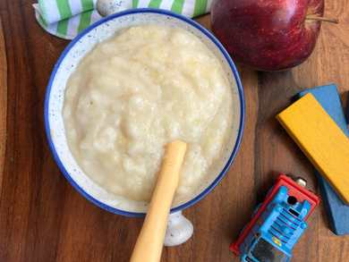 Recette de porridge à la banane – 6 mois ci-dessus pour les bébés et les tout-petits Recette Indienne Traditionnelle