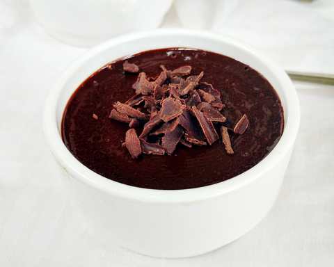 Recette de pots crème au chocolat noir Recette Indienne Traditionnelle