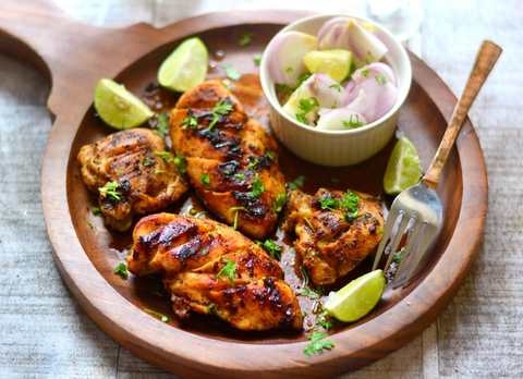 Recette de poulet au chaux mexicain Recette Indienne Traditionnelle