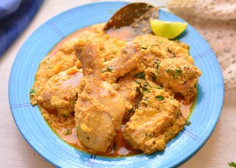 Recette de poulet posto – poulet bengali dans la pâte de graines de pavot Recette Indienne Traditionnelle