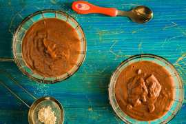 Recette de pudding au chocolat sans produits laitiers Recette Indienne Traditionnelle