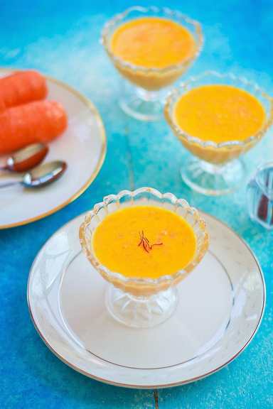 Recette de pudding crème à la crème carotte Recette Indienne Traditionnelle