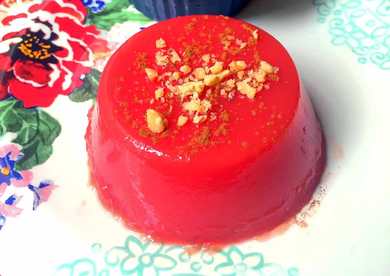 Recette de pudding à la pastèque sicilienne avec torsion de cannelle – Gelo di Melone Recette Indienne Traditionnelle