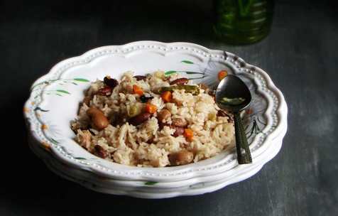 Recette de Pulao de légume des haricots mixtes Recette Indienne Traditionnelle