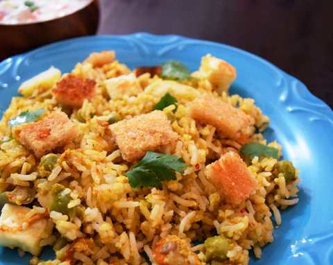 Recette de Pulao de légumes mélangées de style Karnataka Recette Indienne Traditionnelle