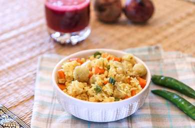 Recette de Pulao de légumes mélangées Recette Indienne Traditionnelle