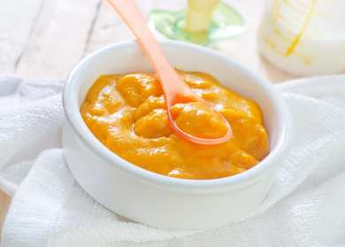 Recette de la purée de carotte – première nourriture pour bébés Recette Indienne Traditionnelle