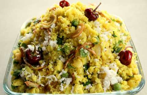 Recette Recette de sel – Upma de Moong Dal Recette Indienne Traditionnelle