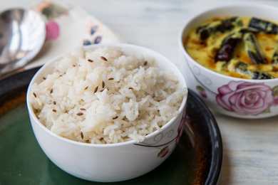 Recette de riz Jeera – riz aromatisé au cumin et au ghee Recette Indienne Traditionnelle