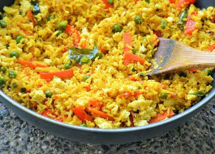 Recette de riz de quinoa frit au curry Recette Indienne Traditionnelle