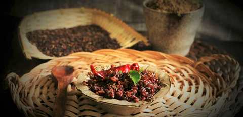 Recette de riz vempampoo (riz de fleurs de neem séché) Recette Indienne Traditionnelle