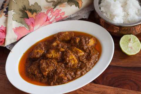 Recette rôtie du gree de poulet mangéan Recette Indienne Traditionnelle