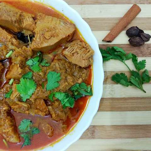 Recette de Sabzi Kathal Masaledar - Jackfruit Masala Sabzi Recette Indienne Traditionnelle