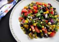 Recette de salade de haricots noirs cubains Recette Indienne Traditionnelle