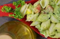 Recette de salade de pâtes Avocado Parsley Recette Indienne Traditionnelle