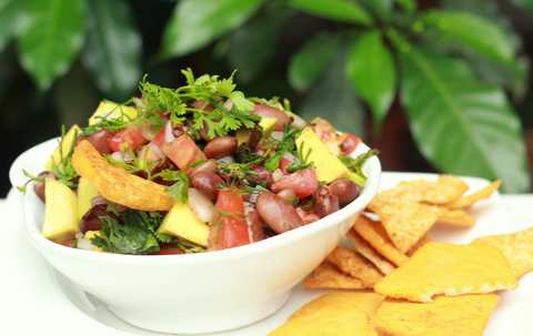Recette de salades de salsa de la salsa Pinto Recette Indienne Traditionnelle
