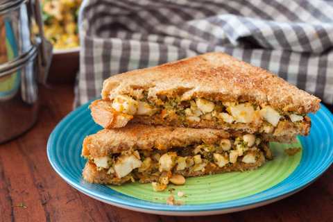 Recette de sandwich brocoli, paneer & arachide Recette Indienne Traditionnelle