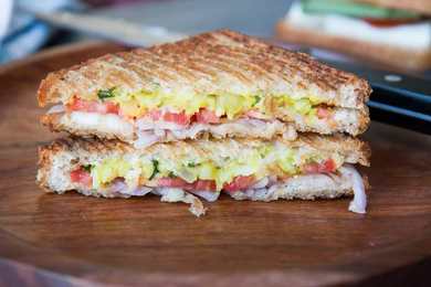 Recette de Sandwich Sandwich de Masala Oats and Potato Recette Indienne Traditionnelle