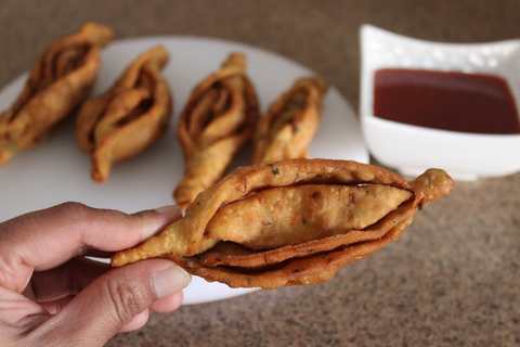 Recette Savory Kordoi (recette de snack en forme de fruits d’assamaise) Recette Indienne Traditionnelle