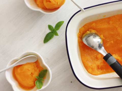 Recette de sorbet de mangue infusée du fenouil Recette Indienne Traditionnelle