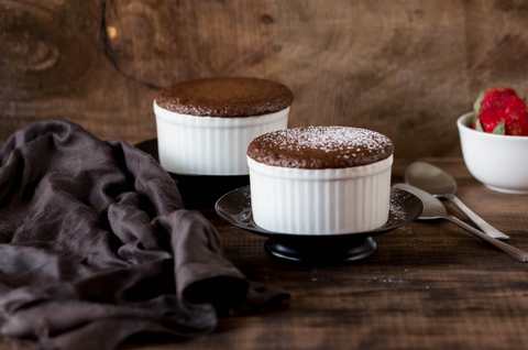 Recette de soufle au chocolat riche décadent Recette Indienne Traditionnelle