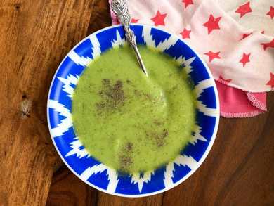 Recette de soupe du brocoli - pour bébés / tout-petits au-dessus de 7 mois Recette Indienne Traditionnelle