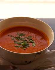 Recette de soupe d'oignon de carotte de tomate sain Recette Indienne Traditionnelle