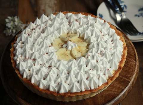 Recette de tarte à la crème de la banane Recette Indienne Traditionnelle