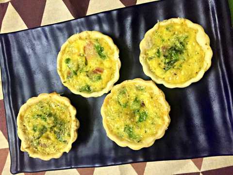 Recette tarte de la quiche bacon Recette Indienne Traditionnelle