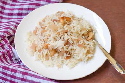 Recette Thor Chal – Recette Pulao de la tige de banane Recette Indienne Traditionnelle