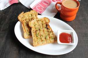 Recette de toast d’ail chilli Recette Indienne Traditionnelle