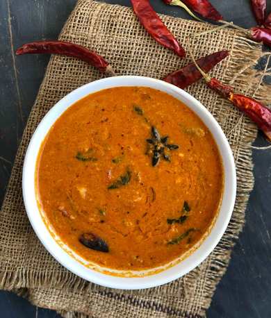 Recette de la tomate Kurma – Thakkali Kurma pour Biryani & Parotta Recette Indienne Traditionnelle