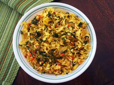 Recette de tomate Methi Rice Recette Indienne Traditionnelle