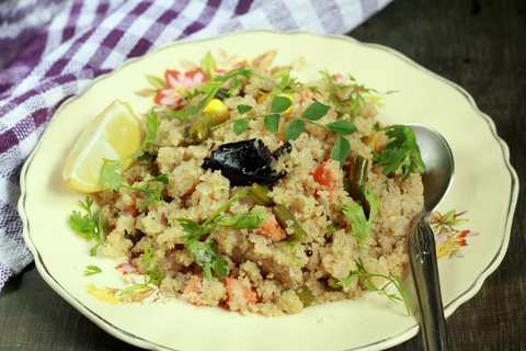 Recette Upma Nagli Rao - Recette Healthy Ragi Rao Upma Recette Indienne Traditionnelle