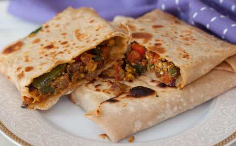 Recette de Veg Mughlai Paratha Recette Indienne Traditionnelle