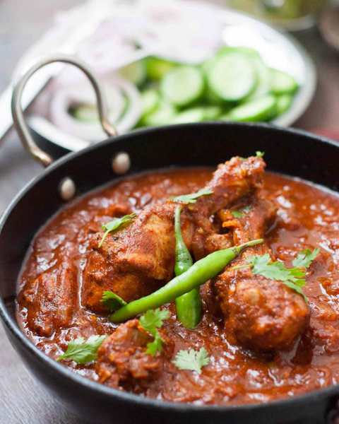 Recette de vindaloo de poulet Goan Recette Indienne Traditionnelle